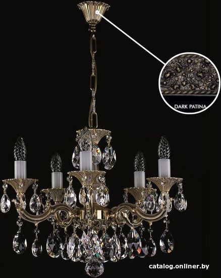 

Подвесная люстра ArtGlass Jarmila V. Dark Patina
