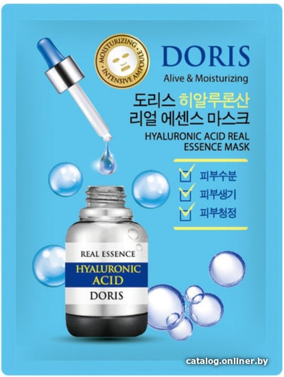 

Jigott Маска для лица Doris Hyaluronic Acid Real Essence 25 мл