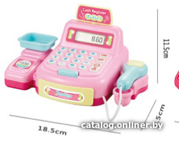 

Касса игрушечная Sharktoys 1680000004 (розовый)
