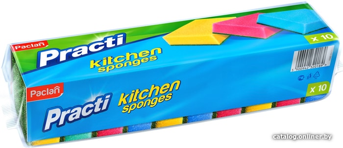 

Губка Paclan Kitchen Sponge (10 шт)