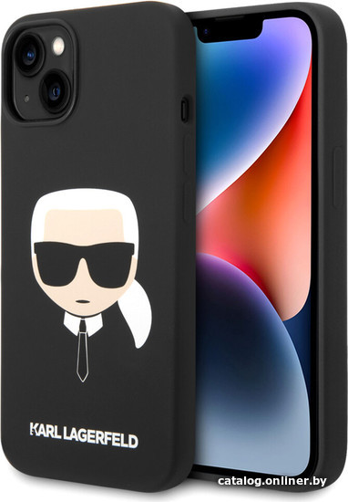 

Чехол для телефона CG Mobile Lagerfeld для iPhone 14 KLHCP14SSLKHBK