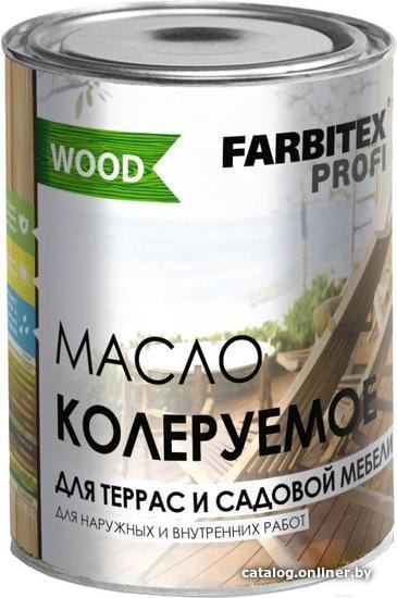 

Масло Farbitex Profi Wood 0.9 л (зеленый)