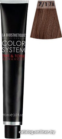 

Крем-краска для волос La Biosthetique Color System Tint & Tone 7/1 блондин пепельный
