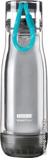 

Бутылка для воды Zoku Active ZK128-AC-TL (черный/голубой)