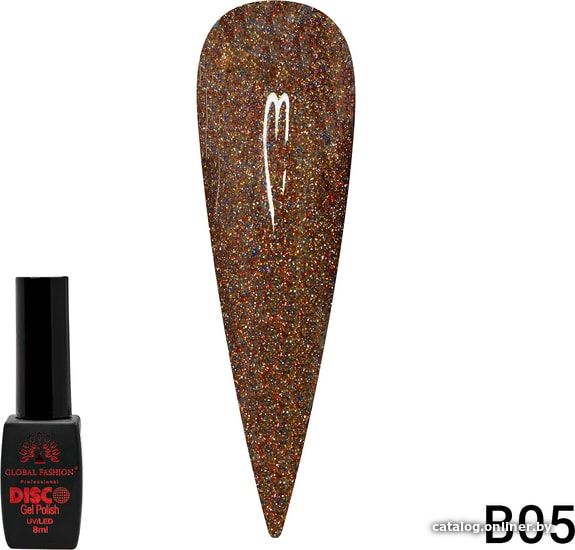 

Гель-лак Global Fashion Disco Gel Polish (тон В05) 8 мл