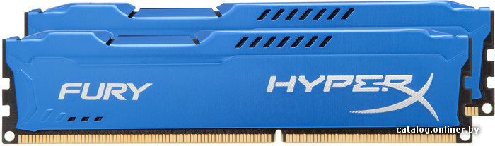 

Оперативная память HyperX Fury Blue 2x8GB KIT DDR3 PC3-14900 HX318C10FK2/16