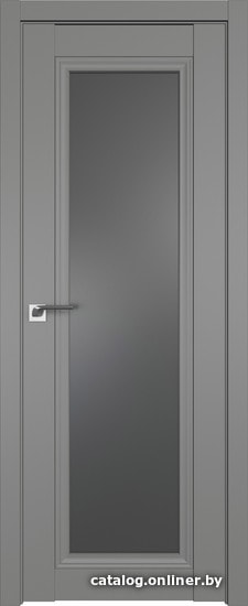 

Межкомнатная дверь ProfilDoors 2.101U 90x200 (грей, стекло графит)