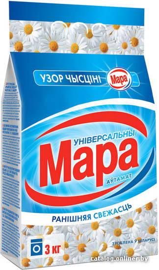 

Стиральный порошок Мара Ўзор чысціні Утренняя свежесть 3 кг