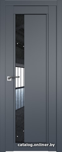 

Межкомнатная дверь ProfilDoors 2.71U 60x200 (антрацит/стекло дождь черный)