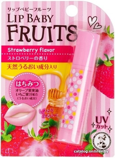 

Mentholatum Бальзам для губ Lip Baby Увлажнящий Клубника 4.5 г