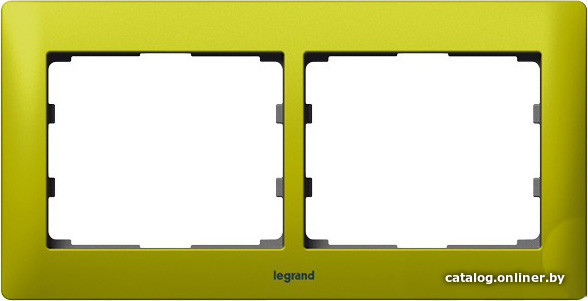 

Рамка Legrand Galea Life 2 поста (горизонтальная, зеленый)