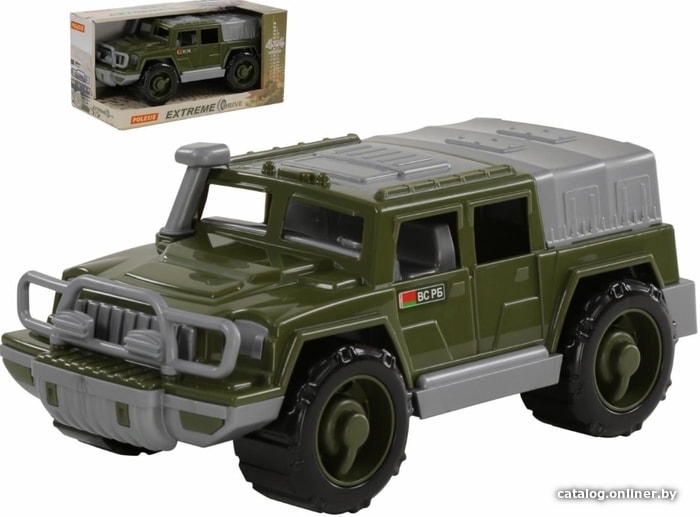 

Внедорожник Полесье Джип военный Защитник №1 (в коробке) 69511