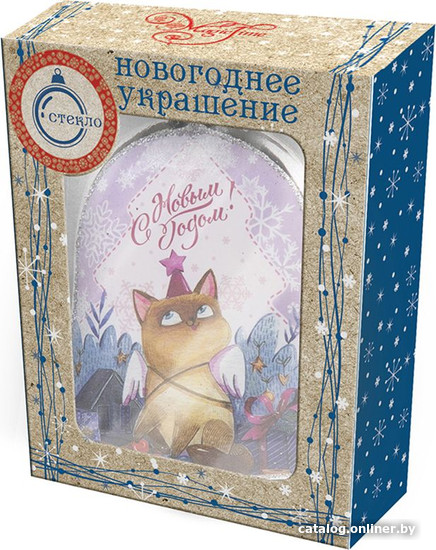 

Елочная игрушка Феникс-Презент Котик 01 80378