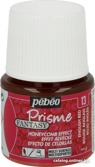 

Краска для стекла и керамики PEBEO Fantasy Prisme 166013 (45 мл, красный английский)