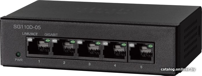 

Неуправляемый коммутатор Cisco SG110D-05