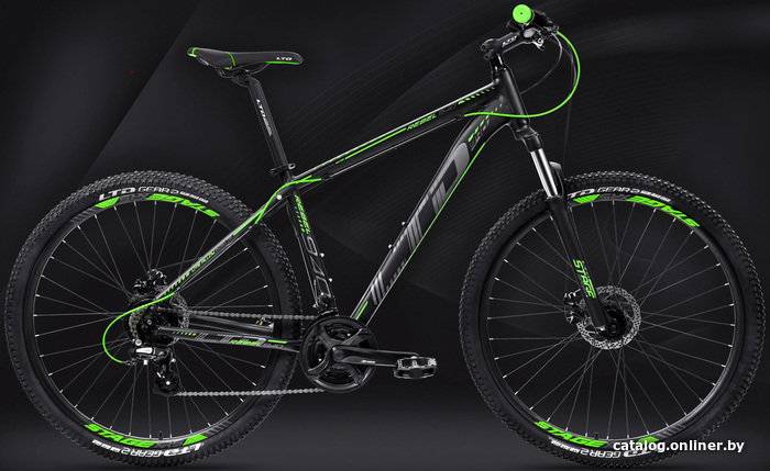 

Велосипед LTD Rebel 940 29 2022 (черный/зеленый)