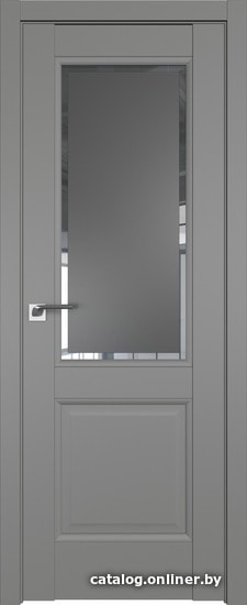 

Межкомнатная дверь ProfilDoors 2.42U 50x200 (грей, стекло square графит)