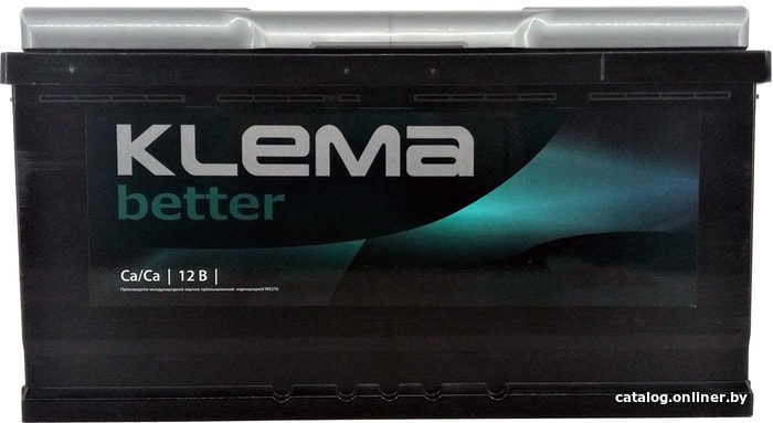

Автомобильный аккумулятор Klema Better 6СТ-120А(0) (120 А·ч)