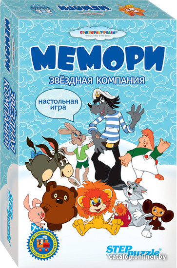 

Настольная игра Step Puzzle Мемори. Звёздная компания