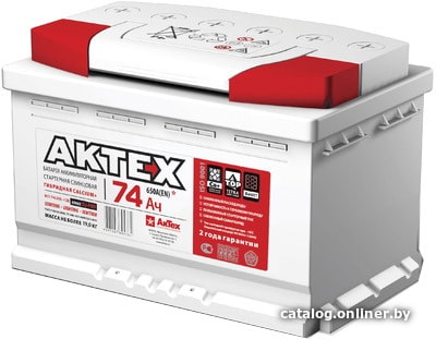 

Автомобильный аккумулятор АкТех 6CT-74 A3 R (74 А·ч)