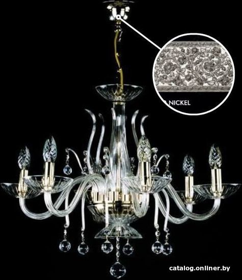 

Подвесная люстра ArtGlass Elektra Vi. Nickel Ce