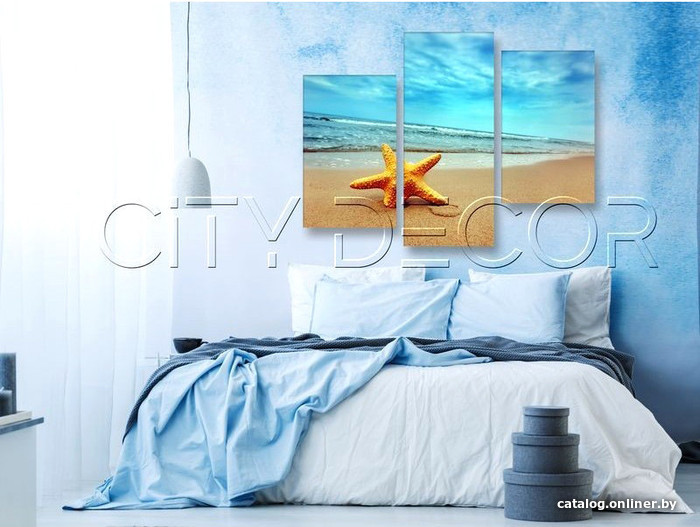 

Модульная картина Citydecor Море/Водопады 5.25 70x96 см