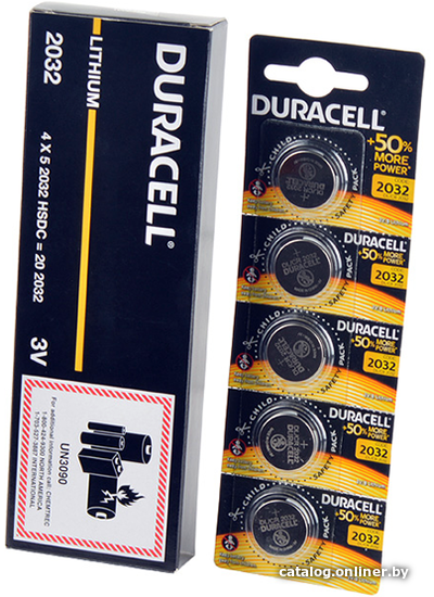 

Батарейка DURACELL 2032 20 шт.