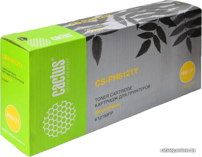 

Картридж CACTUS CS-PH6121Y (аналог Xerox 106R01475)
