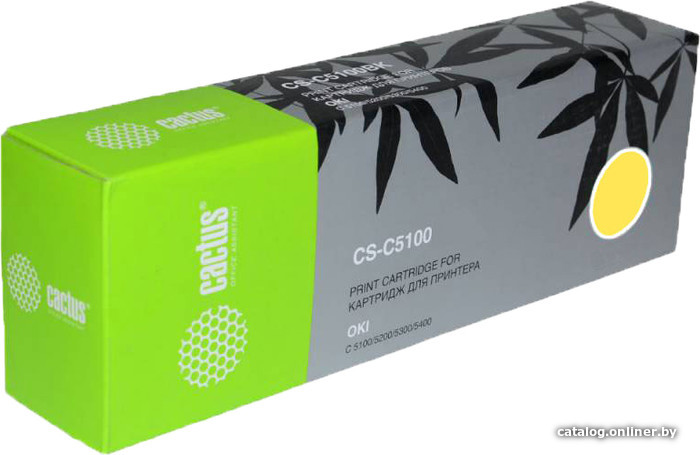 

Картридж CACTUS CS-C5100Y (аналог OKI 42127406)