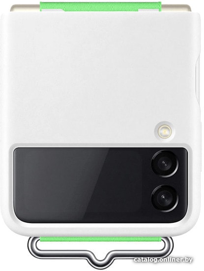 

Чехол для телефона Samsung Silicone Cover with Strap для Samsung Galaxy Z Flip3 (белый)