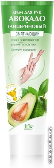 

Iris Cosmetic Крем для рук Авокадо-глицериновый Смягчающий 100 мл