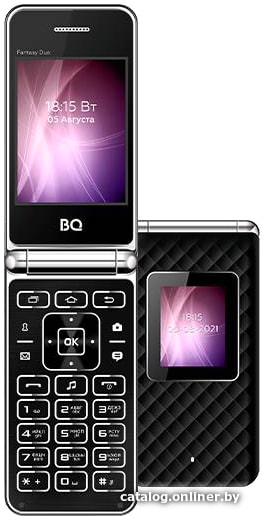 

Кнопочный телефон BQ-Mobile BQ-2841 Fantasy Duo (черный)
