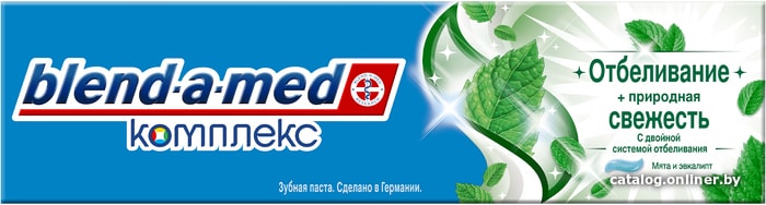 

Зубная паста Blend-a-med Комплекс Отбеливание + природная свежесть 100 мл