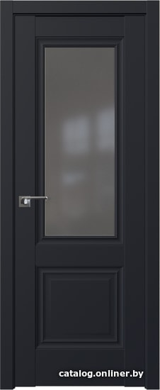 

Межкомнатная дверь ProfilDoors 2.37U 90x200 (черный матовый/стекло графит)