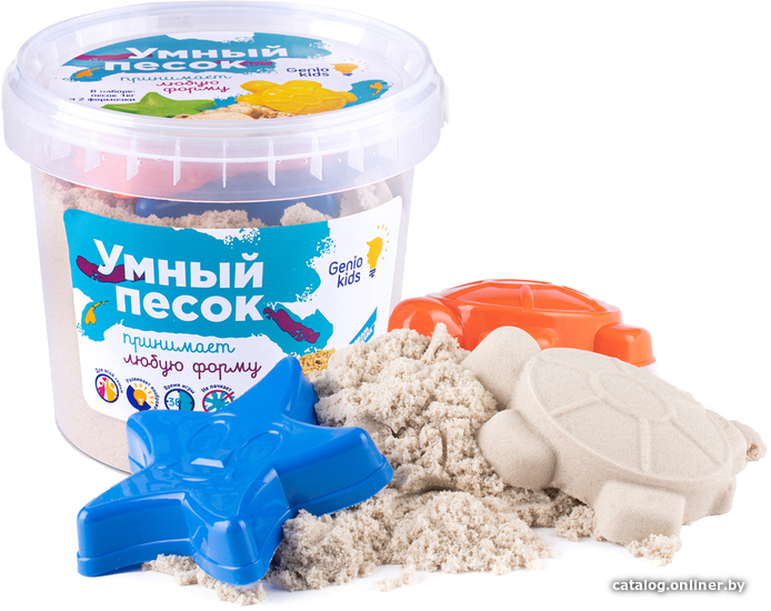 

Песок кинетический Genio Kids Умный песок SSR10 1 кг