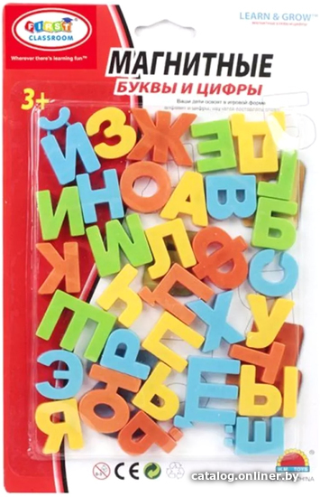 

Алфавит Наша Игрушка Набор магнитных букв 100824205