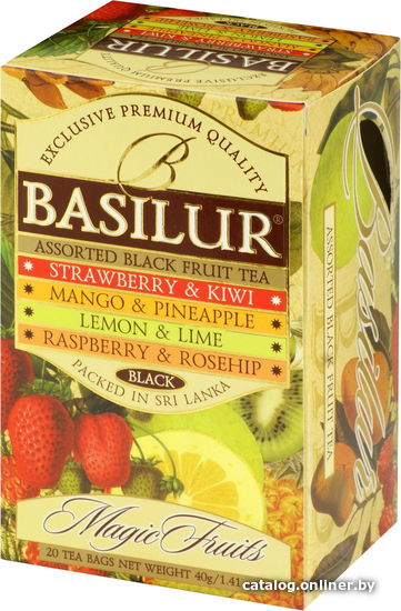 

Черный чай Basilur НRC Magic Friut Assorted 25 шт