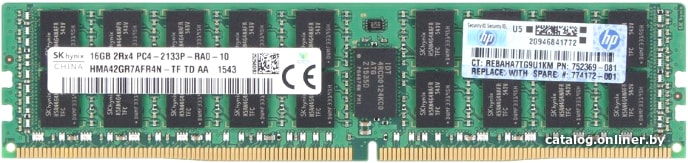 

Оперативная память HP 16GB DDR4 PC4-17000 774172-001B