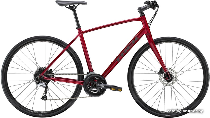 

Велосипед Trek FX 3 Disc L 2020 (красный)