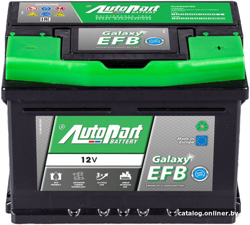 

Автомобильный аккумулятор AutoPart EFB620 562-280 (62 А·ч)