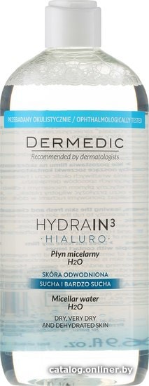 

Dermedic Мицеллярная вода Hydrain3 Hialuro H2O 500 мл