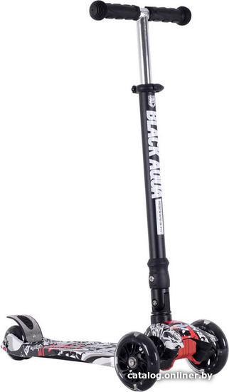 

Трехколесный самокат Black Aqua MG021 (газета)