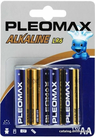 

Батарейка Pleomax AA LR6-4BL 4 шт