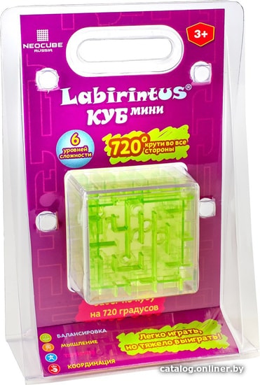

Головоломка Labirintus Куб, 6 см LBC0004