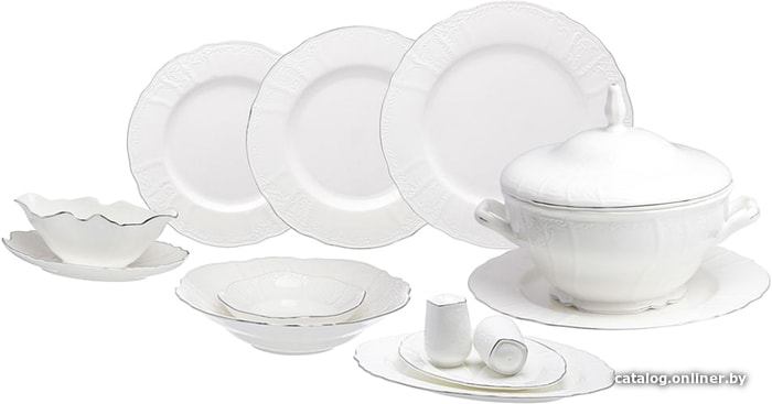 

Столовый сервиз Lefard Lotus platinum 86-2512