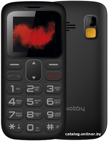 

Кнопочный телефон Nobby 170B (черный)