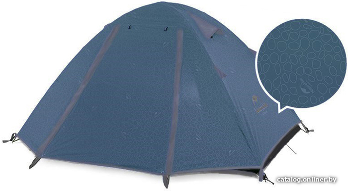 

Треккинговая палатка Naturehike P-Series 2 NH18Z022-P (210T, синий)