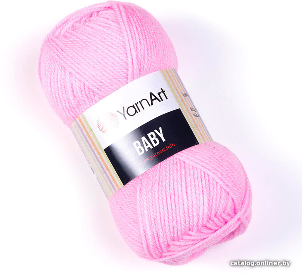 

Пряжа для вязания Yarnart Baby 100% акрил 217 50 г (150 м, розовый)