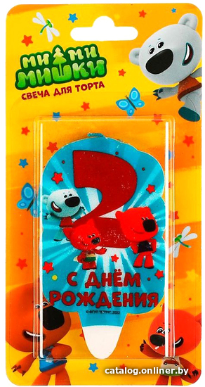 

Свеча для торта Чудо праздник Ми-ми-мишки Цифра 2 CC-74848-02-MIMI