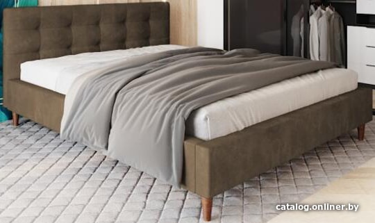 

Кровать Craftmebel Texas 200x160 (вельвет, коричневый)